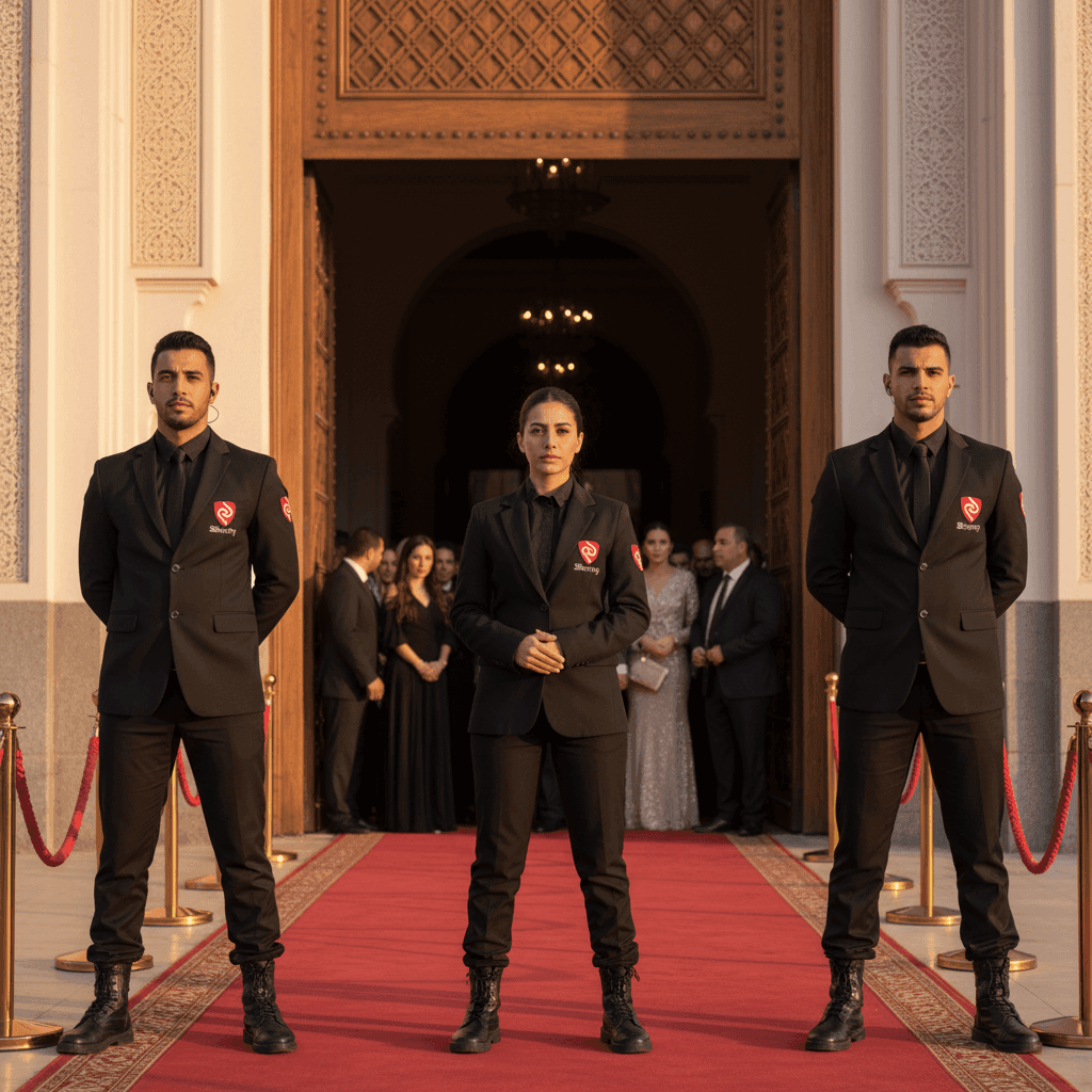 agents de sécurité lors d'un événement